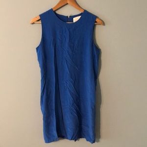Cynthia Rowley silk dress royal blue *flaws* sz 6